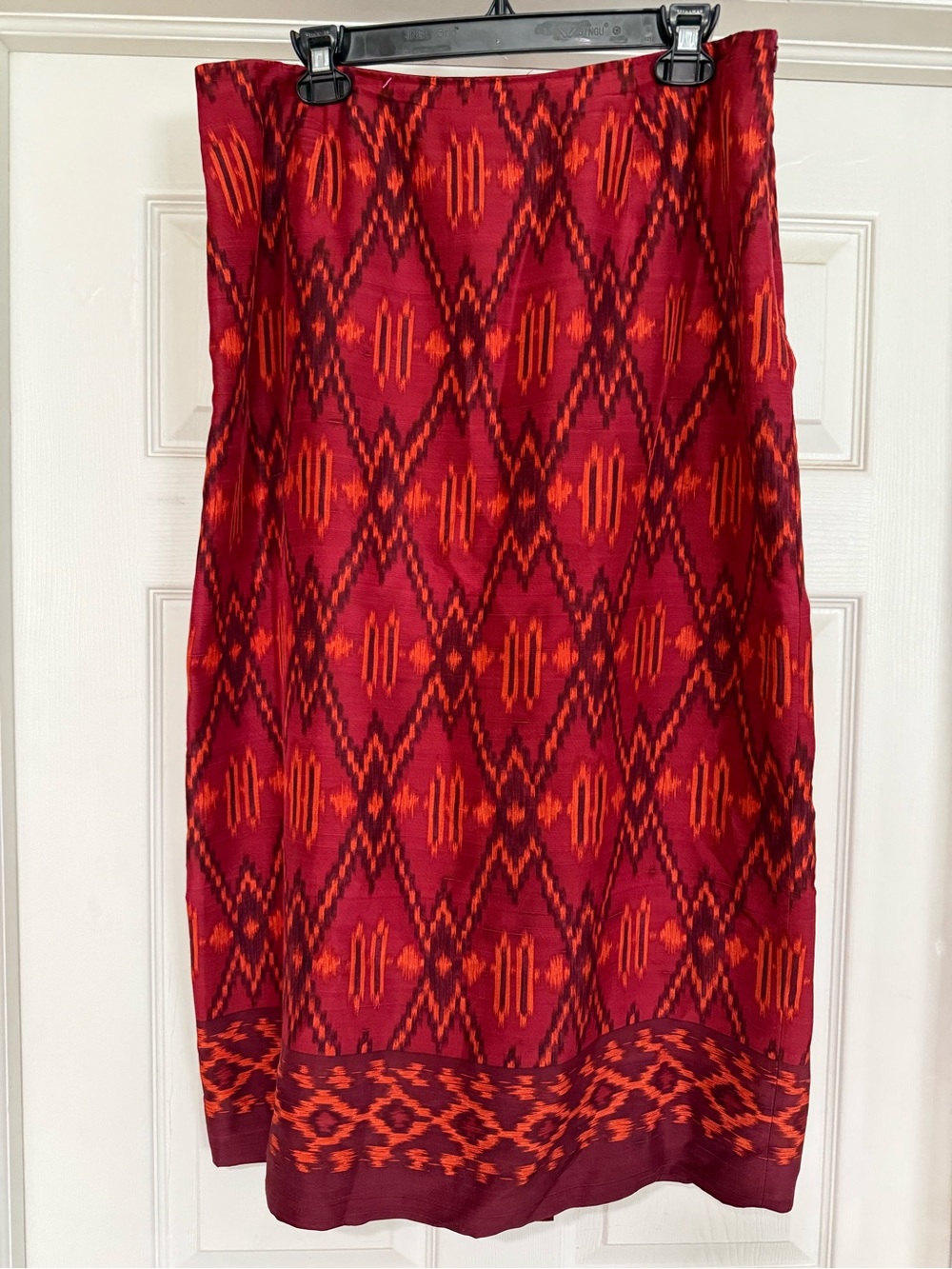 Jones New York 100% SILK Southwest Tribal Skirt
